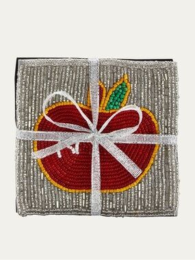SUDHA PENNATHUR NYC Beaded Coasters, Set of 4